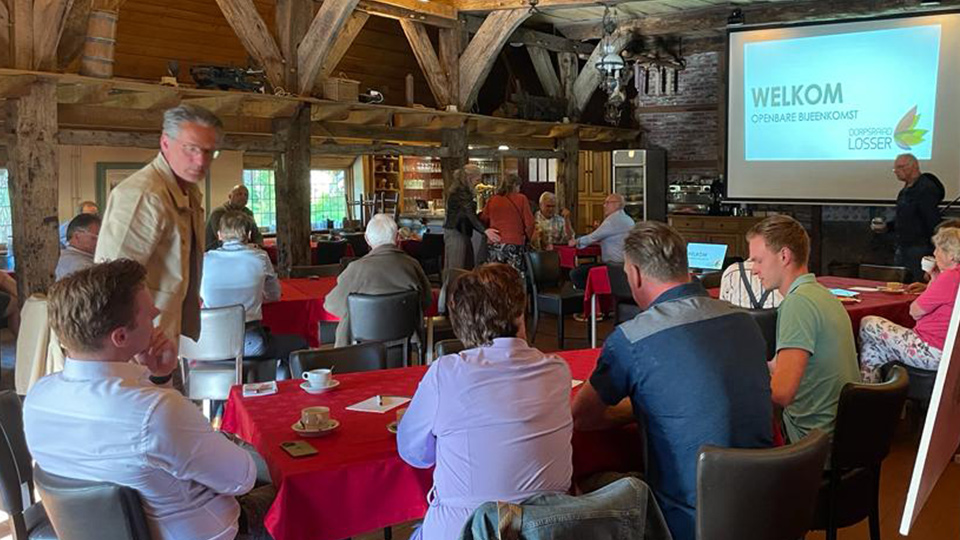 Dorpsraad Losser openbare bijeenkomst bij Erve Kraesgenberg