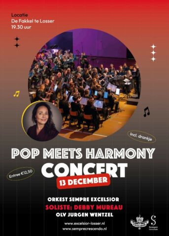 Dorpsraad Losser ondersteunt “Pop meets Harmony”-concert